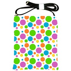 Polka-dot-callor Shoulder Sling Bag by nate14shop