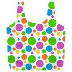 Polka-dot-callor Full Print Recycle Bag (xl)