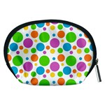 Polka-dot-callor Accessory Pouch (Medium) Back