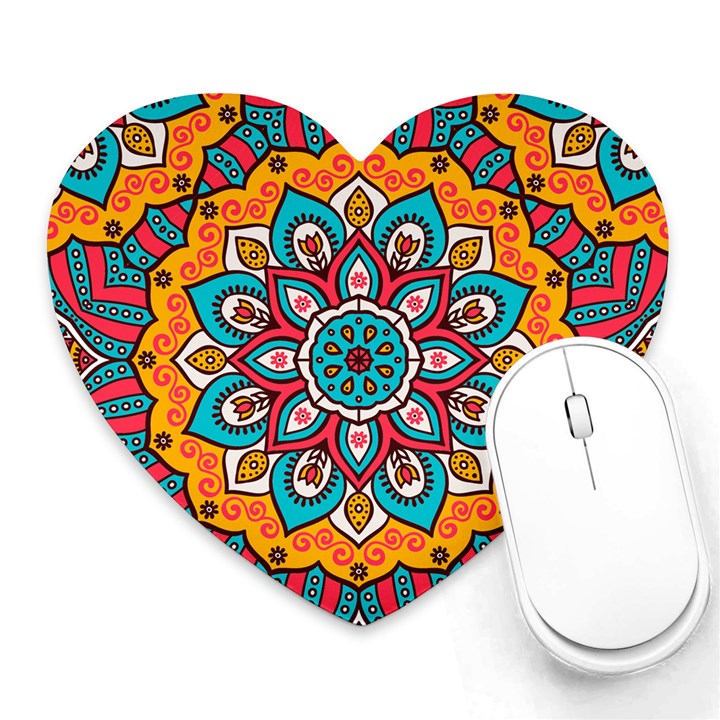 Mandala Spirit Heart Mousepads