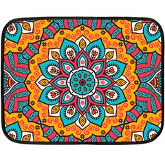 Mandala Spirit Fleece Blanket (mini) by zappwaits