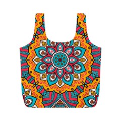 Mandala Spirit Full Print Recycle Bag (m) by zappwaits