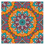 Mandala Spirit Square Satin Scarf (36  x 36 ) Front