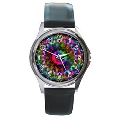 Pride Mandala Round Metal Watch by MRNStudios