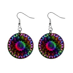 Pride Mandala Mini Button Earrings by MRNStudios