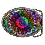 Pride Mandala Belt Buckles Front