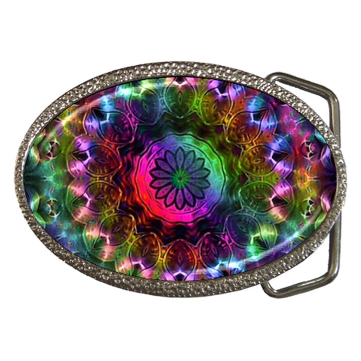 Pride Mandala Belt Buckles