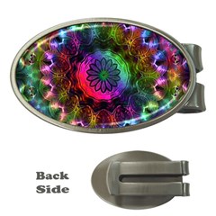 Pride Mandala Money Clips (oval)  by MRNStudios