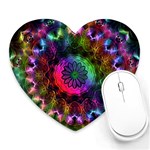 Pride Mandala Heart Mousepads Front