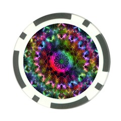 Pride Mandala Poker Chip Card Guard by MRNStudios