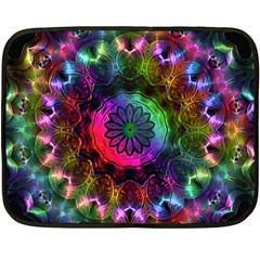 Pride Mandala Double Sided Fleece Blanket (mini)  by MRNStudios