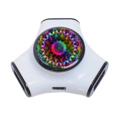 Pride Mandala 3-port Usb Hub by MRNStudios