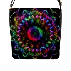 Pride Mandala Flap Closure Messenger Bag (l) by MRNStudios