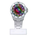 Pride Mandala Plastic Nurses Watch Front