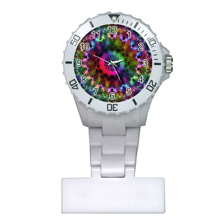 Pride Mandala Plastic Nurses Watch