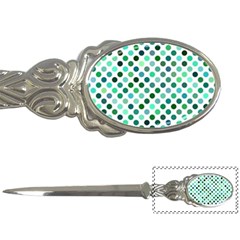 Polka-dot-green Letter Opener by nate14shop