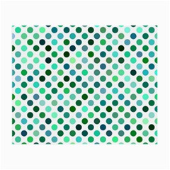 Polka-dot-green Small Glasses Cloth by nate14shop