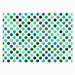 Polka-dot-green Large Glasses Cloth by nate14shop