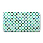 Polka-dot-green Medium Bar Mats 16 x8.5  Bar Mat