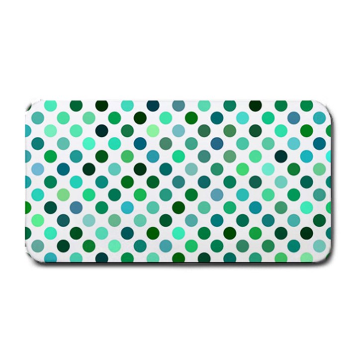 Polka-dot-green Medium Bar Mats