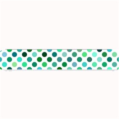 Polka-dot-green Small Bar Mats by nate14shop