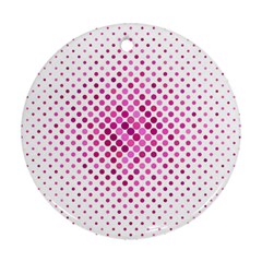 Polkadot-pattern Ornament (round) by nate14shop