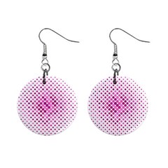 Polkadot-pattern Mini Button Earrings by nate14shop