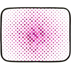 Polkadot-pattern Fleece Blanket (mini) by nate14shop