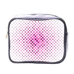 Polkadot-pattern Mini Toiletries Bag (one Side) by nate14shop