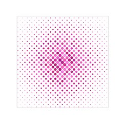 Polkadot-pattern Square Satin Scarf (30  X 30 ) by nate14shop