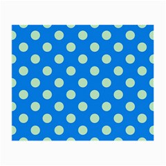 Polka-dots-blue Small Glasses Cloth