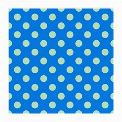 Polka-dots-blue Medium Glasses Cloth