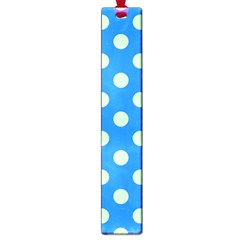 Polka-dots-blue Large Book Marks