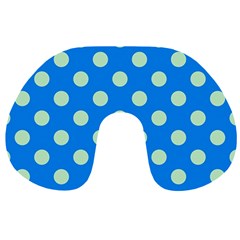 Polka-dots-blue Travel Neck Pillow