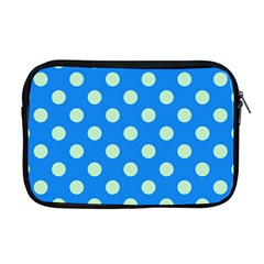 Polka-dots-blue Apple MacBook Pro 17  Zipper Case