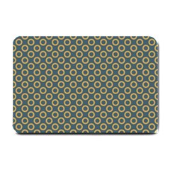 Polka-dots-gray Small Doormat  by nate14shop