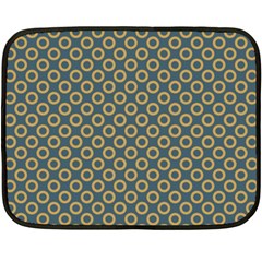 Polka-dots-gray Fleece Blanket (mini) by nate14shop