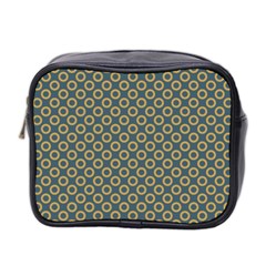 Polka-dots-gray Mini Toiletries Bag (two Sides) by nate14shop