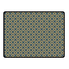 Polka-dots-gray Double Sided Fleece Blanket (small)  by nate14shop