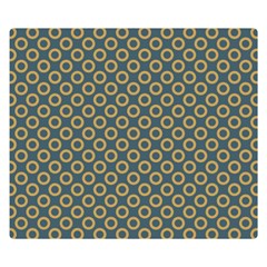 Polka-dots-gray Double Sided Flano Blanket (small)  by nate14shop