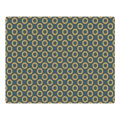 Polka-dots-gray Double Sided Flano Blanket (large)  by nate14shop