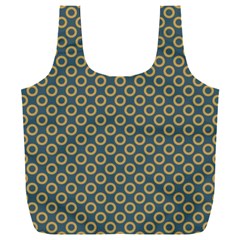 Polka-dots-gray Full Print Recycle Bag (xxl) by nate14shop