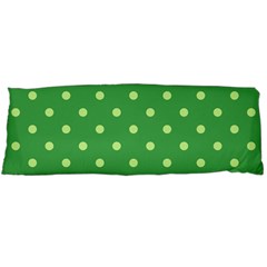 Polka-dots-green Body Pillow Case (dakimakura) by nate14shop