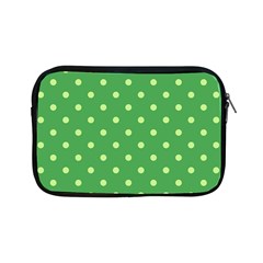 Polka-dots-green Apple Ipad Mini Zipper Cases by nate14shop