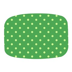 Polka-dots-green Mini Square Pill Box