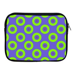 Polka-dots-green-blue Apple Ipad 2/3/4 Zipper Cases by nate14shop