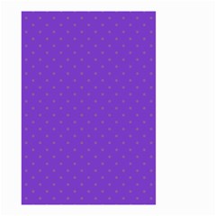 Polka-dots-lilac Small Garden Flag (two Sides)