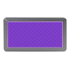 Polka-dots-lilac Memory Card Reader (mini) by nate14shop