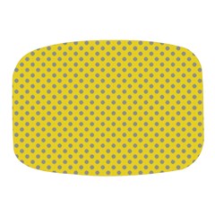 Polka-dots-light Yellow Mini Square Pill Box by nate14shop