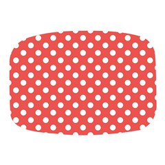 Polka-dots-red Mini Square Pill Box by nate14shop